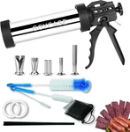 Large Capacity Stainless Steel Jerky Gun Kits, Sausage Stuffer Machine, Meat. Fixed Price $50.99.