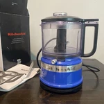 Kitchenaid KFC3516TB 3.5 Cup Food Chopper, Twilight Blue. Fixed Price $65.00.