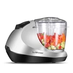 La Reveuse Electric Mini Food Chopper 7.87 X 4.92 5.9 Inches, Silver. Fixed Price $30.29.
