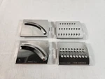 Bravetti Food Processor KP80B 4 Blades Replacement Parts Slicers Shredder Grater. Fixed Price $5.99.