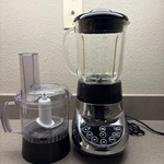 Cuisinart Smart Power Duet, Blender/food Processor BFP-703CH Black & Crome Base. Fixed Price $42.00.