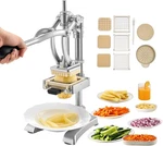 French Fry Cutter, Ergonomic Potato Slicer With Blades (1/2", 3/8", 1/4") & Ju. Fixed Price $163.09.