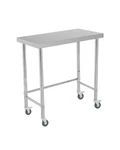 Garvee Stainless Steel Work Table 18X36 With Wheels, Kitchen. Fixed Price $101.96.