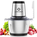 Linkchef Food Processor Small, 6 Cup Chopper With Container, 1.5L 250W. Fixed Price $36.05.