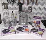 Veggie Bullet VBR-1001 Spiralizer Shred Slice Food Processor W/ New Extras. Fixed Price $125.00.
