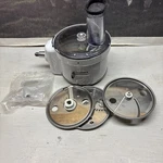 Kitchenaid KSM1FPA Food Processor Attachment Complete With Blades White. Fixed Price $79.00.
