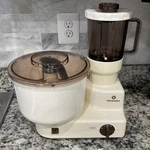 Kitchenetics "the Gourmet Champ" Food Processor Model K-9 Made In West Germany. Fixed Price $58.00.