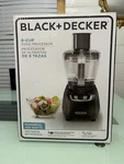 Black+decker FP1600B 8-CUP Food Processor Powerful 450-WATTS. Fixed Price $39.00.