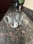 Kitchenaid Food Processor Bowl Lid Blade Set Clear White Plastic Metal Used. Fixed Price $19.32.