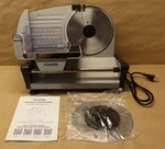 Fohere Meat Slicer Electric Deli Food With 7.5" Stainless Steel Blade. Fixed Price $62.99.