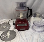 Kitchenaid KFP0711CU Food Processor 7-CUP Contour Red With Accessories. Fixed Price $52.99.