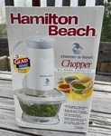 New! Hamilton Beach Change-a-bowl Chopper 1-3/4 Cup Capacity 72800. Fixed Price $20.99.