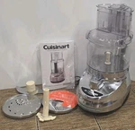 Cuisinart Prep Cup Food Processor Brushed Stainless Finish DLC-2009CHM. Fixed Price $99.99.