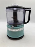 Kitchenaid Chopper KFC3516 3.5 Cups Mini Food Processor - Aqua Sky Chop/puree. Fixed Price $29.99.