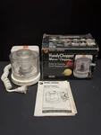 Black & Decker Handy Chopper Food Processor Model # HC-20 Tested With Box. Fixed Price $20.00.