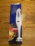 Oster 2611 Hand Blender, 250W, White, Easy Clean, Detachable Shaft, Blending Cup. Fixed Price $20.00.