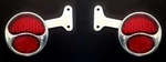 Red Led Hot Rod Taillights Stake Pocket Stepside Pickup Truck Custom Chevy Gmc. Fixed Price $200.00.