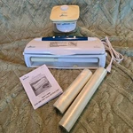 Rival Gourmet Meal Vacuum Food Sealer White VS110B With Bonus. Fixed Price $29.99.