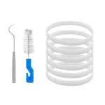 6 Pack Rubber Gaskets Seal 3.94 Inch For Nutri Ninja Blender Replacement 7 Fins. Fixed Price $18.69.