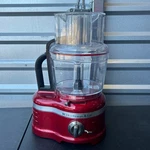 Kitchenaid 13-CUP Food Processor Candy Apple Red Exact Slice KFP1642CA. Fixed Price $449.96.