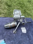 Saladmaster Machine Food Processor Vegetable Slicer Shredder Chopperr W/4CONES. Fixed Price $75.00.
