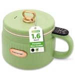 Nutrichef 1.6 Qt Portable Electric Rice Cooker & Lunch Maker - Green. Fixed Price $55.99.