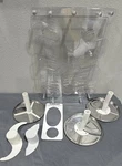 Cuisinart Wall Mount Attachment Holder W/5 Blades Organizer Acrylic Vintage. Fixed Price $34.95.