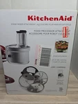 Food Processor Attachment With Dicing For Kitchenaid Stand Mixers KSM2FPA. Fixed Price $145.87.