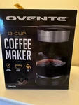 Ovente 12-CUP Coffee Maker, Auto Keep Warm Function, Anti-drip CM412B. Fixed Price $22.00.