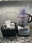 Beautiful Kitchenaid Food Processor KFP0935QMY In Contour Silver With Case Nwob. Fixed Price $117.00.