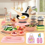 Kid Cooking Sets Real Mini Kitchen, Food Making For Beginner Children 8 9 10 11. Fixed Price $96.28.