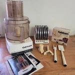 Cuisinart Dlc-x 20 Cup Food Processor W/ Attachments, Manuals, Extras Tested. Fixed Price $649.95.