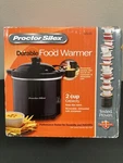 Nib! Never Opened! Proctor Silex Electric 2 Cup Durable Food Warmer (33100). Fixed Price $8.00.