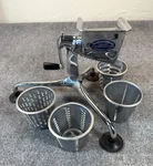 Saladmaster Rotary Cheese Grater Slicer Shredder 5 Drum Attachments Heavy Duty. Fixed Price $72.19.