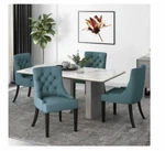 Green Tufted Fabric Dining Side Accent Chairs Set Of 4 Christopher Knight Home. Fixed Price $636.95.