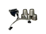 Vegetable Chopper Dynamic Food Processor With 5 Stainless-steel Shredders Cups. Fixed Price $49.95.