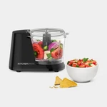 Kitchensmith 1.5 Cups 100W Mini Food Chopper Black. Fixed Price $19.99.