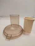 Robot Coupe Food Processor RC-2B Work Bowl Lid Amber Genuine France With Pusher. Fixed Price $26.95.