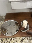 Cuisinart DLC-10 Plus Silver Stainless Slicing Disc & Dual Blade With Cream Hub. Fixed Price $18.99.