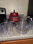 Kitchenaid KFP0935QER Cup Food Processor/slicer Empire Red No Blades. Fixed Price $99.99.