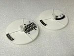 2PC Lot Cuisinart Little Plus Food Processor Discs DLC-514 DLC-522 Disks 2MM. Fixed Price $7.45.