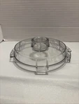Cuisinart Custom 11 Food Processor Flat Lid DLC-806G Txt & Cap. Fixed Price $21.25.