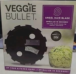 Veggie Bullet Black Angel Hair Blade Spiralizer Thin Pasta Fruit & Vegetables. Fixed Price $6.18.