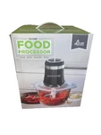Eco Chef 7.5 Cup Food Processor Grind, Chop, Emulsify, & Pur W/glass Bowl-nib. Fixed Price $35.10.
