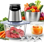 Food Processors Electric Chopper With Meat Grinder & Vegetable - 3. Fixed Price $64.05.
