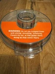 New Cuisinart Flat Compact Cover & Cap DLC-806GTX. Fixed Price $29.99.