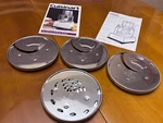 Vintage Cuisinart DLC-8S Food Processor Set 4 Original W/ Manuals &. Fixed Price $25.00.