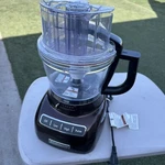 Kitchenaid Adjust 13-CUP Food Processor Die Cast Metal Espresso Brown KFP1344ES. Fixed Price $99.98.