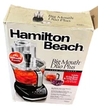 Hamilton Beach 70580 Duo Plus Big Mouth Food Processor - Black. Fixed Price $70.00.