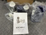 Kitchen Hq Speed Drum Grater 200W Purple/white Slice Shred Blades 636091. Fixed Price $20.00.